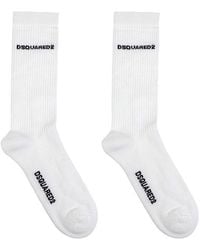 DSquared² - Logo Socks - Lyst