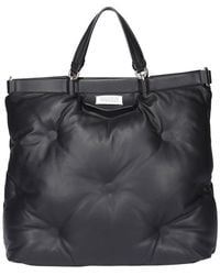 Maison Margiela - Logo Patch Quilted Tote Bag - Lyst