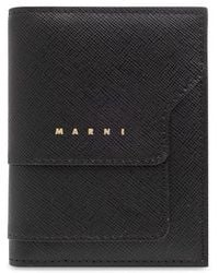 Marni - Card Holder With Logo, - Lyst