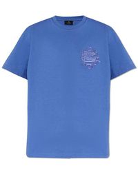 Etro - T-shirt With Logo, - Lyst