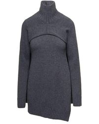 Jil Sander - Two-Piece Sweater With High-Neck - Lyst