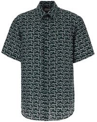 Burberry - B Printed Short Sleeved Shirt - Lyst