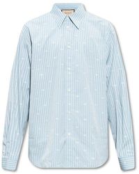 Gucci - Shirt With Monogram - Lyst