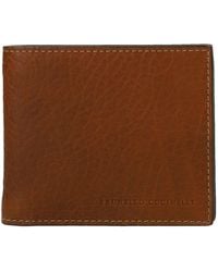 Brunello Cucinelli - Embossed Logo Wallet - Lyst