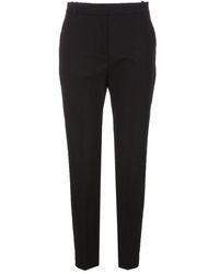 Pinko - Straight-leg Cropped Tailored Trousers - Lyst