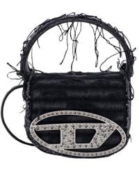DIESEL - 1dr Xs Embellished Distressed Mini Tote Bag - Lyst