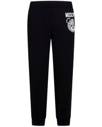 Moschino - Teddy Bear Mid-rise Track Trousers - Lyst