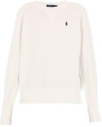 Polo Ralph Lauren - Logo Embroidered Crewneck Sweatshirt - Lyst