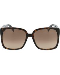 Max Mara Square Frame Sunglasses - Brown