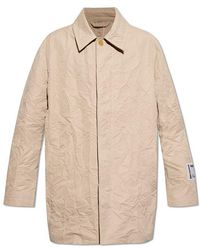 Acne Studios - Crinkled Buttoned Trench Coat - Lyst