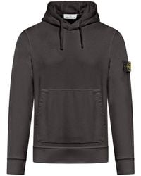 Stone Island - Compass Patch Drawstring Hoodie - Lyst