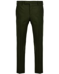 PT Torino - Straight-leg Cropped Tailored Trousers - Lyst