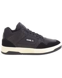 Karl Lagerfeld - Logo Patch Lace-up Sneakers - Lyst