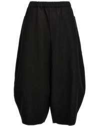 COMME DES GARÇON BLACK - Oversized Drop-crotch Trousers - Lyst