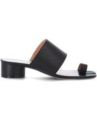 Maison Margiela Tabi Open Toe Strap Sandals - Black