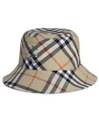 Burberry - 'Check' Light Polyester Hat - Lyst