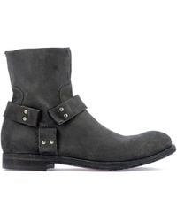 Officine Creative Biker Ankle Boots - Gray