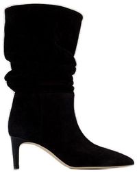 Paris Texas - Slouchy Pointed Toe Ankle Boots - Lyst