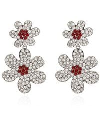 Marni - Floral Motif Earrings - Lyst