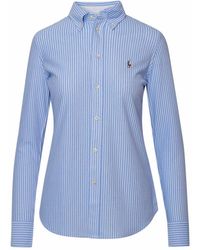 Polo Ralph Lauren - Long-sleeved Pinstriped Shirt - Lyst