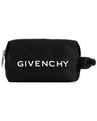 Givenchy - Logo Printed G-zip Toilet Pouch - Lyst
