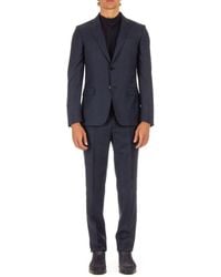 Zegna - Single-breasted Mid-rise Tailored Suit - Lyst