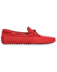 Tod's Galassia Bow Detailed Loafers - Red
