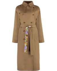 La DoubleJ - Milano Double Breasted Trench Coat - Lyst