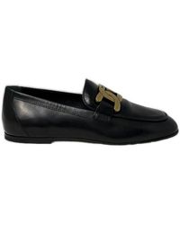 Tod's - Logo Engraved Slip-On Loafers - Lyst