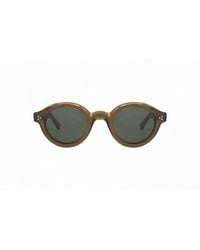 Lesca - Corbs Round Frame Sunglasses - Lyst