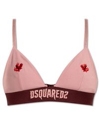 DSquared² - Bra With Logo - Lyst