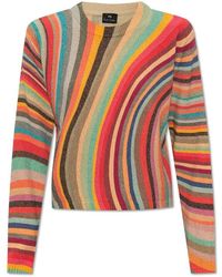 PS by Paul Smith - Swirl Pattern Knitted Jumper - Lyst