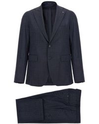 Tagliatore - Single-Breasted Tailored Suit - Lyst