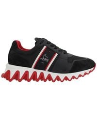 Christian Louboutin - Nastroshark Lace-Up Sneakers - Lyst
