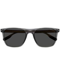 Montblanc - Square Frame Sunglasses - Lyst