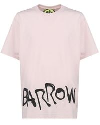 Barrow - Graphic Printed Crewneck T-shirt - Lyst