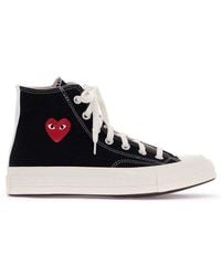 COMME DES GARÇONS PLAY - Comme Des Garcons Play X Converse Single Heart Chuck 70 Sneakers - Lyst