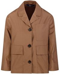 Max Mara - Button-Up Long-Sleeved Shirt - Lyst