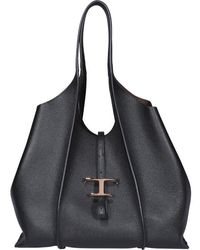 Tod's - Timeless Leather Hobo Bag - Lyst