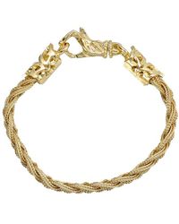 Emanuele Bicocchi - Flat Braided Bracelet - Lyst