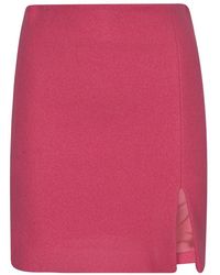 MSGM - High Waist Mini Skirt - Lyst