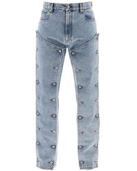 Y. Project - Jeans With Detachable Panels - Lyst