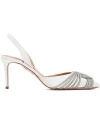 Aquazzura - Embellished Heeled Sandals - Lyst