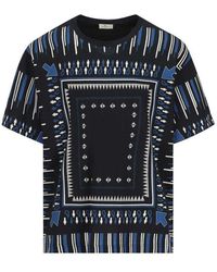Etro - Graphic-pattern Short-sleeved T-shirt - Lyst