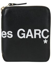 Comme des Garçons - Logo Zip-around Wallet - Lyst