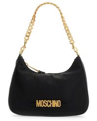 Moschino - Logo Lettering Hobo Bag - Lyst