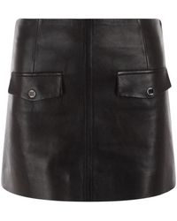 DROMe - Mid-rise Mini Skirt - Lyst