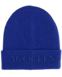 Alexander McQueen - Hat With Logo - Lyst