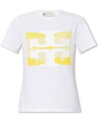 Tory Burch - T-Shirt With Logo, ' - Lyst