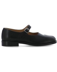 Maison Margiela - Tabi Toe Mary Jane Flat Shoes - Lyst
